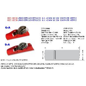 CEPILLO METALICO URKO Nº6-A 42MM. 3512061