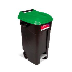 CUBO CON PEDAL ECO 120 L VERDE