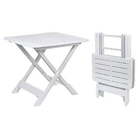 MESA PLEGABLE TEVERE 79X72 CM BLANCA