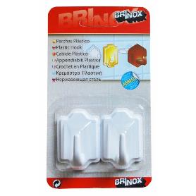 PERCHA ADH.5018 BLIS.BLANCA X 2UD.