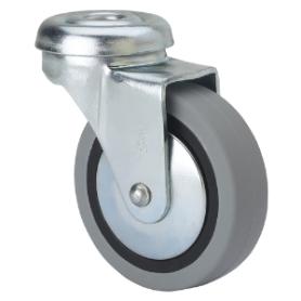 RUEDA GOMA CON AGUJERO 100 MM. SIN FRENO 75269