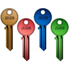 LLAVE PUERTA ALUMINIO U-5D VERDE