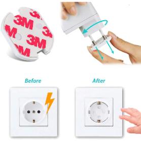 PROTECTOR ENCHUFE GIRATORIO 6 UNDS. BLISTER