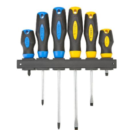 JUEGO DESTORNILLADOR 6 PZAS TOPEX