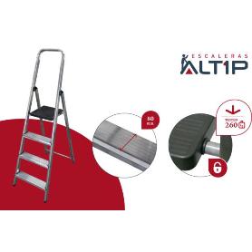 ESCALERA ALUMINIO 3 PELDAÑOS