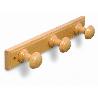 PERCHA MADERA 3 POMOS