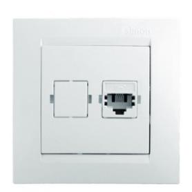 SIMON 10 TOMA TELEFONO RJ11 BLANCO