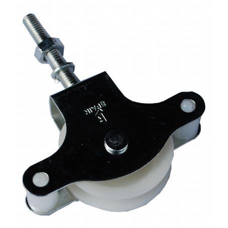 POLEA ROD.PLAST.C/TUERCA DE 40