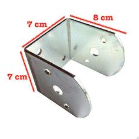 SOPORTE VIGA INCLINADO SV1 70X70X80 ZINCADO