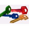 LLAVE PUERTA ALUMINIO TE-8I AZUL