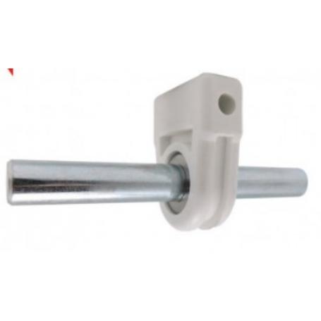 SOPORTE EJE TOLDO DOBLE BLANCO