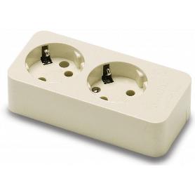 BASE MULTIPLE 2 TOMAS S/CABLE (REF.2502)