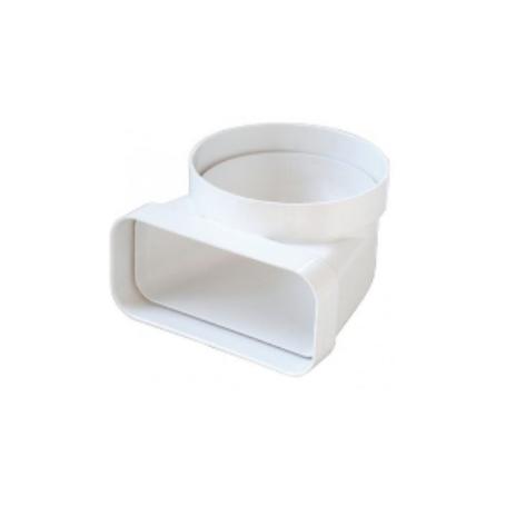 CODO MIXTO PVC 120MM 147X70 MM