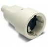 CLAVIJA GOMA HEMBRA 16A.BLANCA (REF.2104-B)