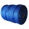 CUERDA PLASTICO 5 MM. AZUL X100MTS.