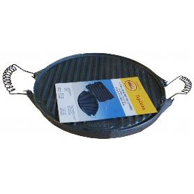 PLANCHA Hº FUNDIDO ESMALTADO 32CM.REDONDO