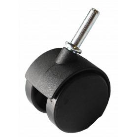 RUEDA OFICINA 50 MM. ESPIGA 8MM. SIN FRENO 79215