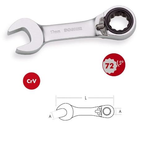LLAVE COMBINADA CARRACA 27 MM DOGUER