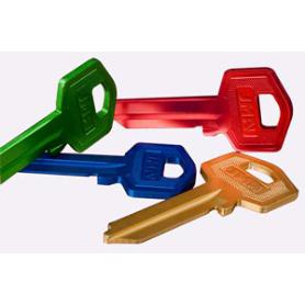 LLAVE PUERTA ALUMINIO TE-8I ROJO