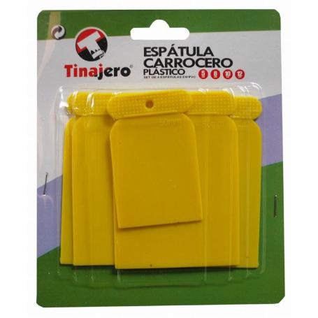 ESPATULA CARROCERO PLAS.4PIEZ.