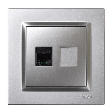 SIMON 10 TOMA TELEFONO RJ11 ALUMINIO