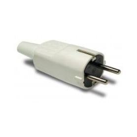 CLAVIJA GOMA MACHO 16A.BLANCA (REF.1104-B)