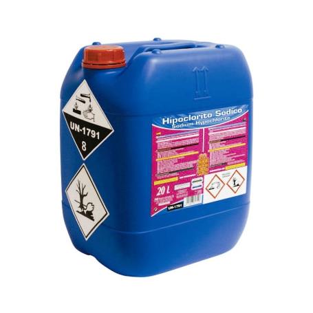 HIPOCLORITO SODICO 20LT.25KG.PQS