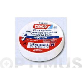 CINTA AISLANTE TESA 10X19 BLAN.X10UDS.