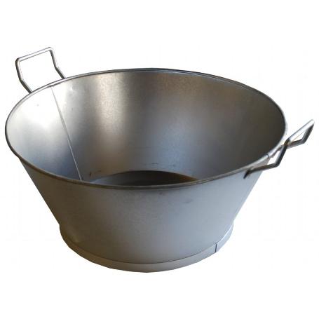 Barreño zinc 20 30 lts 50x21