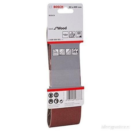 LIJA BANDA BOSCH 60X400 GR80 3UDS