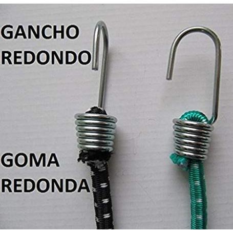 PULPO GOMA ELASTICA REDONDO 8 MM 1.5 MTS