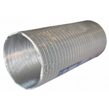 TUBO ALUM.FLEXIBLE 110MM.BLANCO 1.5MT.