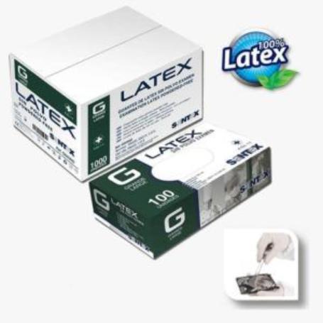 GUANTE LATEX NATURAL GD05 T-S/6-7  100UDS.