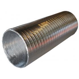 TUBO ALUM.FLEXIBLE 110MM.PLATA 3 MTS.