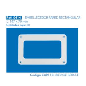 EMBELLECEDOR PARED RECTANG.147X70 MM