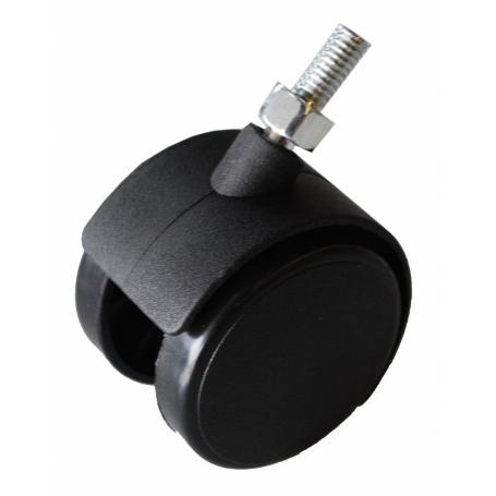 RUEDA OFICINA 50 MM. TORNILLO M-8 SIN FRENO  79217