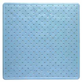 ALFOMBRA DUCHA CAUCHO 54X54 AZUL