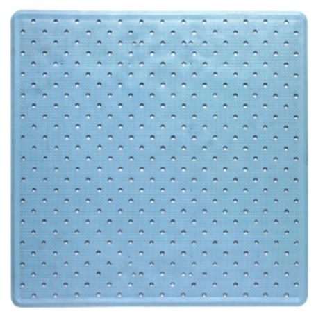 ALFOMBRA DUCHA CAUCHO 54X54 AZUL