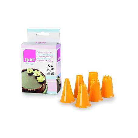 SET 6 CORNETES PLASTICO