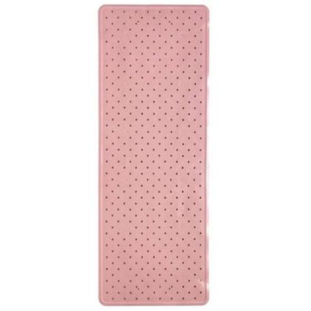 ALFOMBRA BAÑO CAUCHO 97X35 ROSA