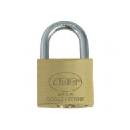 CANDADO 20-60 A/NORMAL LATON AMIG LLAVES IGUALES