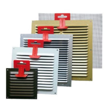 REJILLA ATORN.ALUMINIO 15X15 C/MOSQ.BLANCA