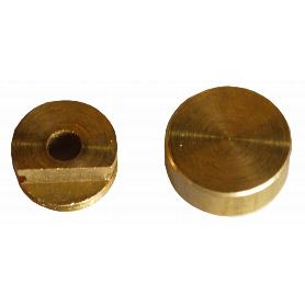 SUJETA-LUNAS LISO 2-6 MM LATON