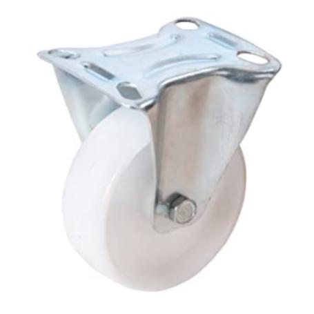 RUEDA NYLON FIJA 125 MM. SIN FRENO 16043