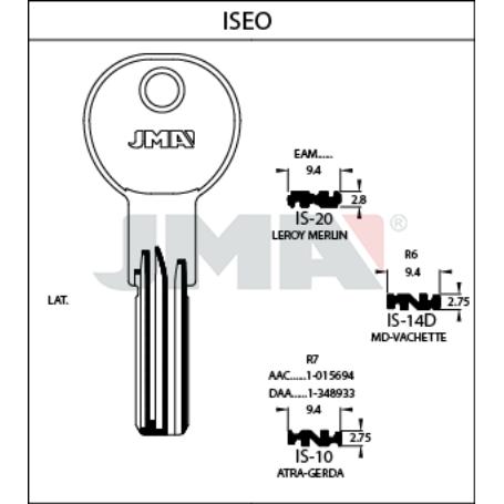 LLAVE PUNTO JMA IS-10