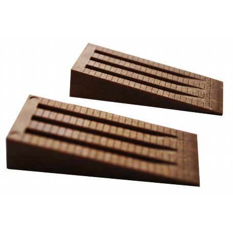 CUÑA SUJETAPUERTA PEQUEÑA.MARRON