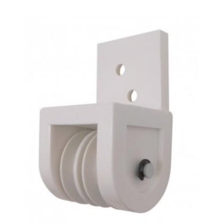 POLEA FRONTAL PERGOLA BLANCO