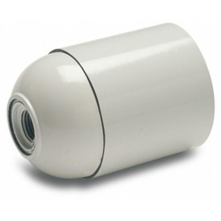 PORTALAMPARA LISO E27 BAQ.BLANCO (REF.161-B)