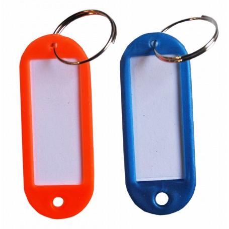 LLAVERO PORTAET.NARANJA X 100 UDS.