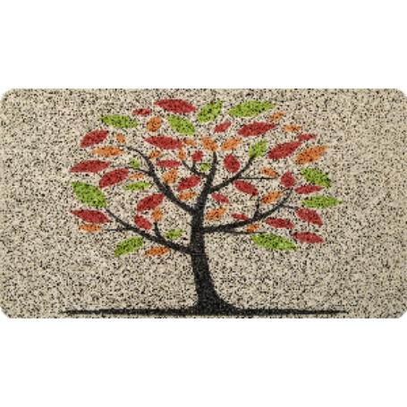 FELPUDO VINILO RIZO SEQUOIA 40X70